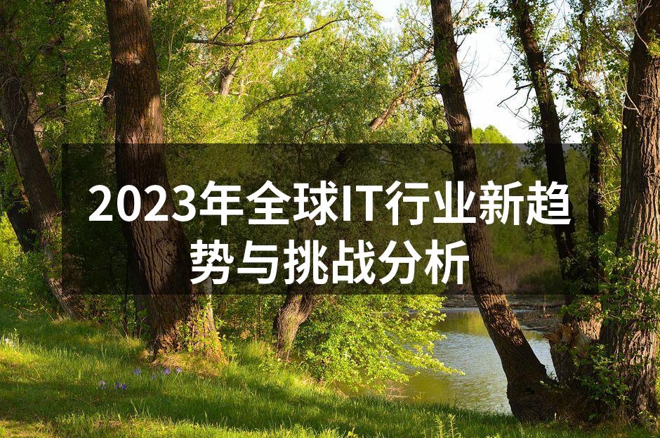 2023年全球IT行业新趋势与挑战分析
